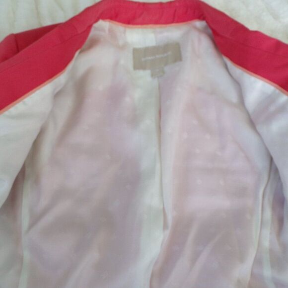 Banana Republic pink Preppy cotton  blazer 0 - Picture 9 of 12
